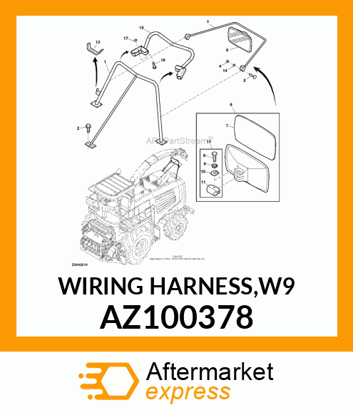 WIRING HARNESS,W9 AZ100378