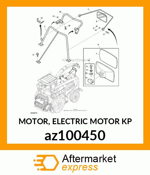 MOTOR, ELECTRIC MOTOR KP az100450