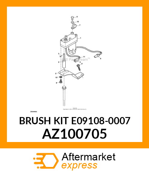 BRUSH AZ100705