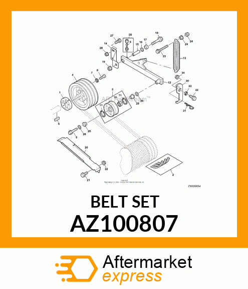 BELT SET AZ100807