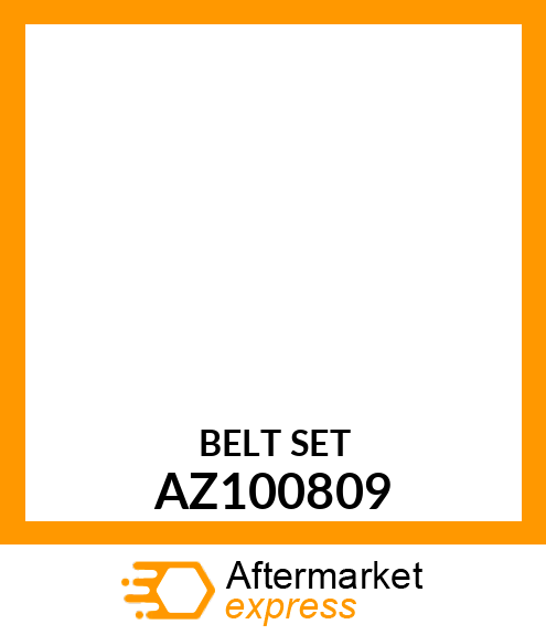 BELT SET AZ100809