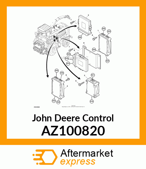 CONTROL, METAL DETECT CONTROLLER MO AZ100820