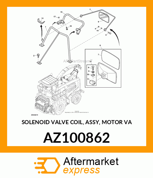 Solenoid Valve Coil AZ100862