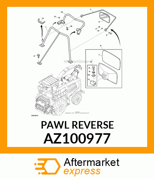 PAWL REVERSE AZ100977