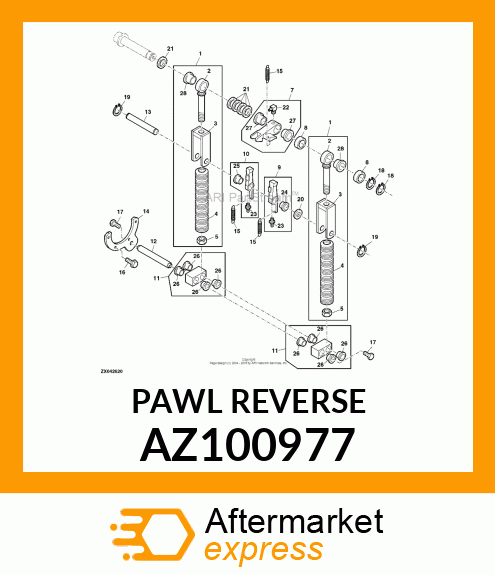 PAWL REVERSE AZ100977