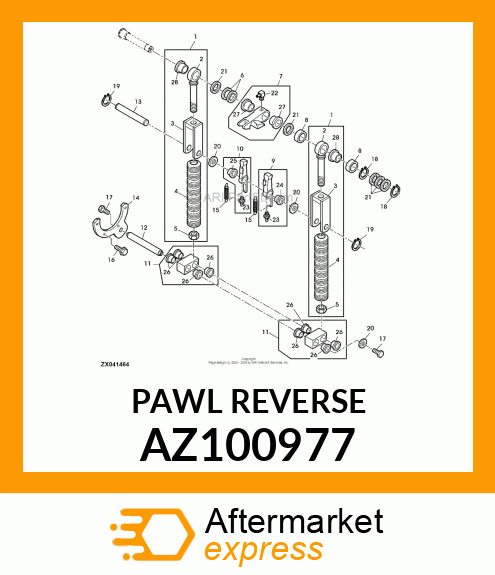 PAWL REVERSE AZ100977