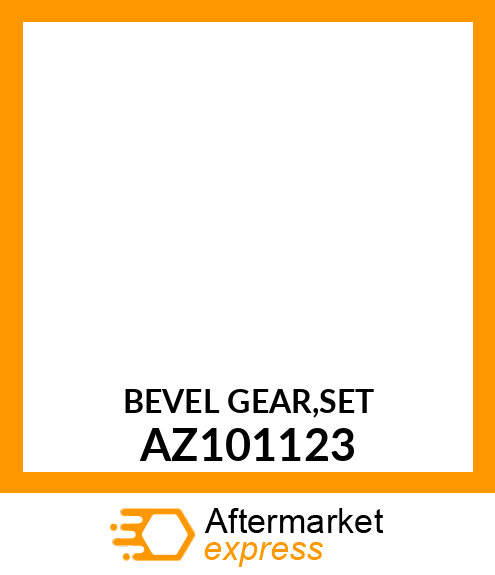 BEVEL GEAR,SET AZ101123