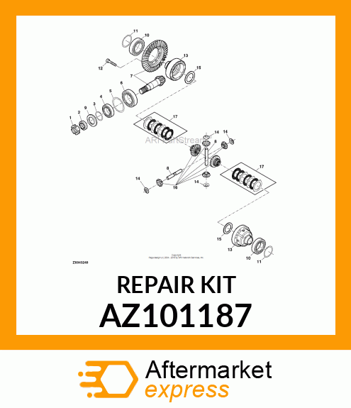 REPAIR KIT AZ101187