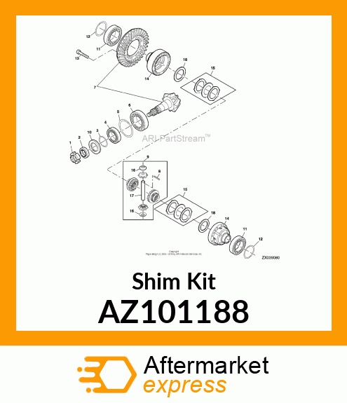 Shim Kit AZ101188