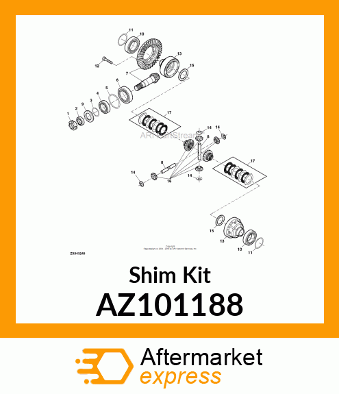 Shim Kit AZ101188