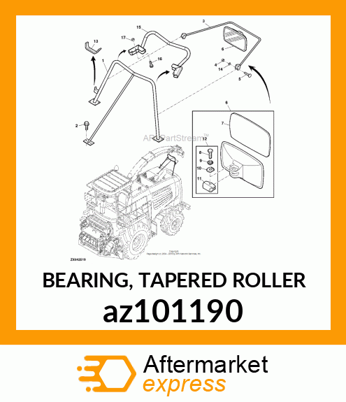 BEARING, TAPERED ROLLER az101190