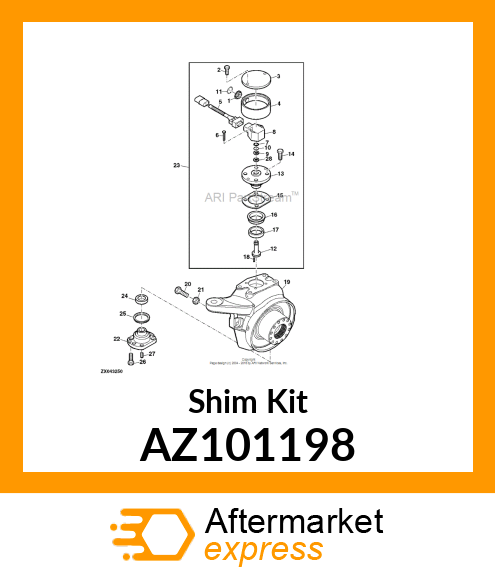 Shim Kit AZ101198