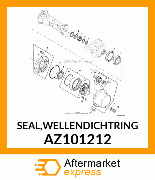 SEAL,WELLENDICHTRING AZ101212