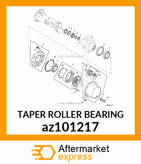 TAPER ROLLER BEARING az101217