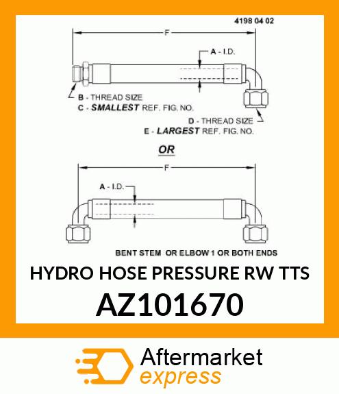 Hydraulic Hose AZ101670