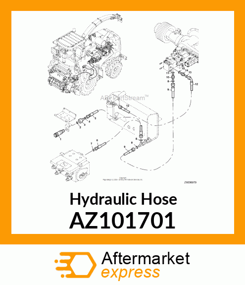 Hydraulic Hose AZ101701