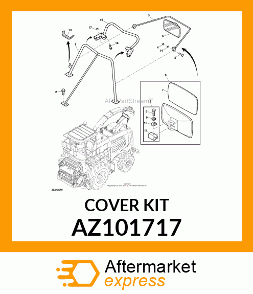 Cover Kit AZ101717