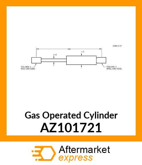 Gas Operated Cylinder AZ101721