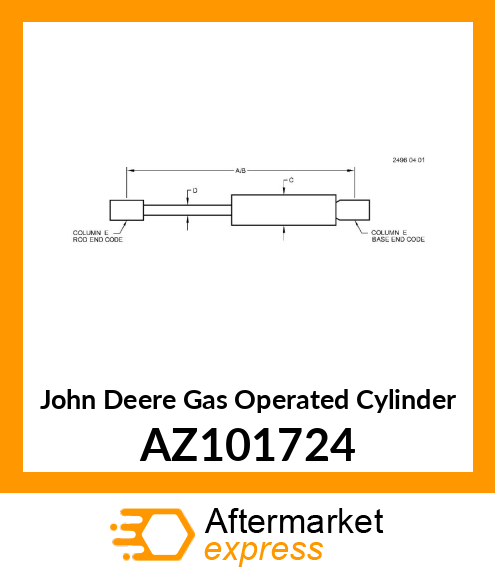 Gas Operated Cylinder AZ101724
