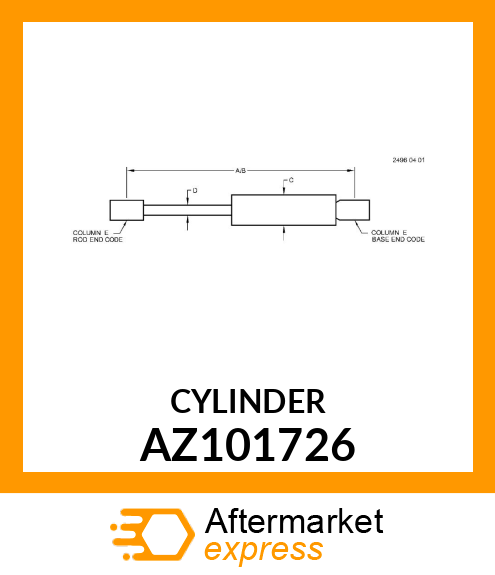 Gas Operated Cylinder AZ101726