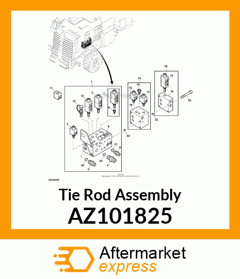 Tie Rod Assembly AZ101825