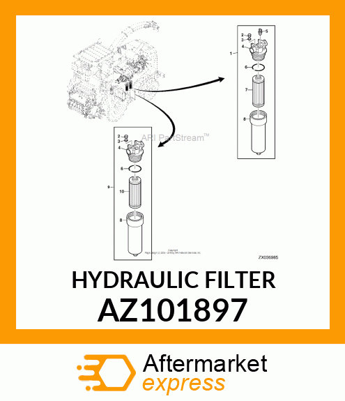 FILTER HEAD AZ101897