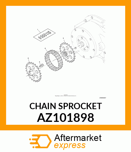 Chain Sprocket AZ101898