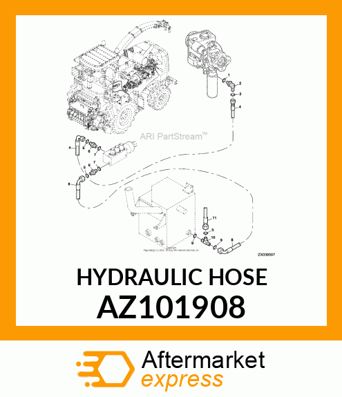 HYDRAULIC HOSE AZ101908