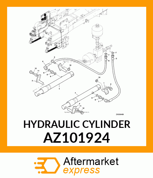 HYDRAULIC CYLINDER AZ101924