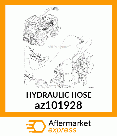 HYDRAULIC HOSE az101928