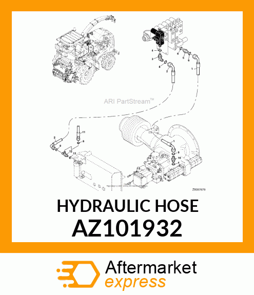 HYDRAULIC HOSE AZ101932