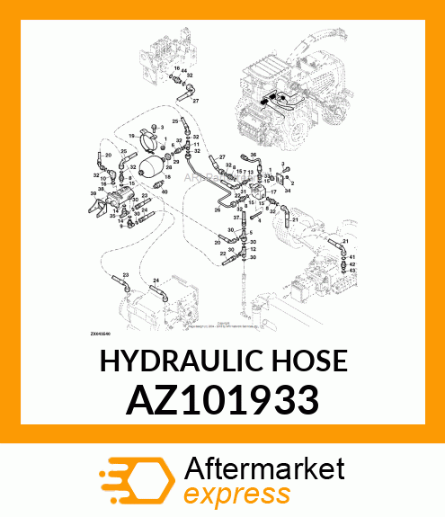 HYDRAULIC HOSE AZ101933