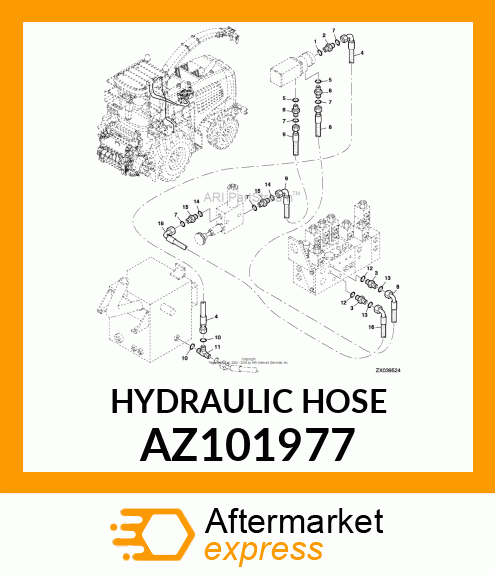 HYDRAULIC HOSE AZ101977