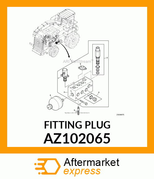 FITTING PLUG AZ102065