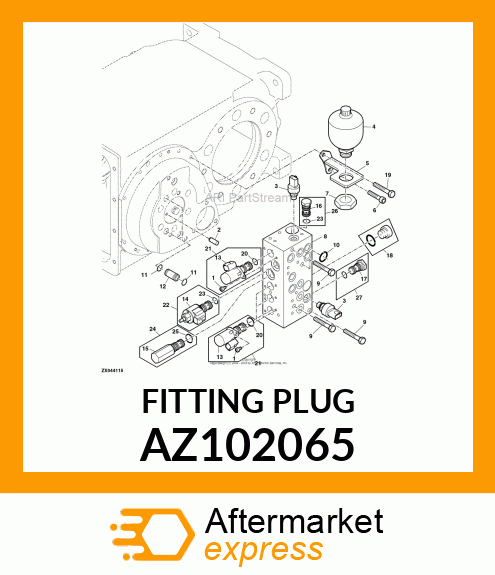 FITTING PLUG AZ102065