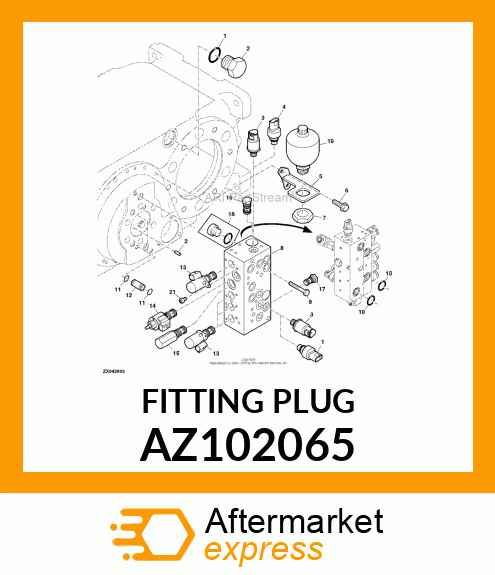 FITTING PLUG AZ102065