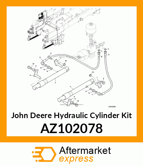 HYDRAULIC CYLINDER KIT AZ102078