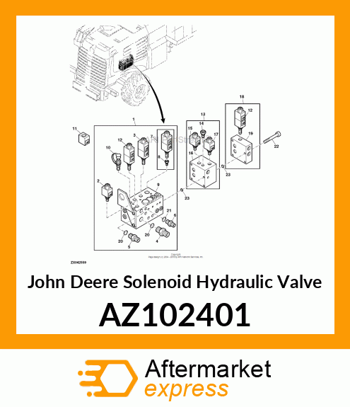 SOLENOID HYDRAULIC VALVE AZ102401