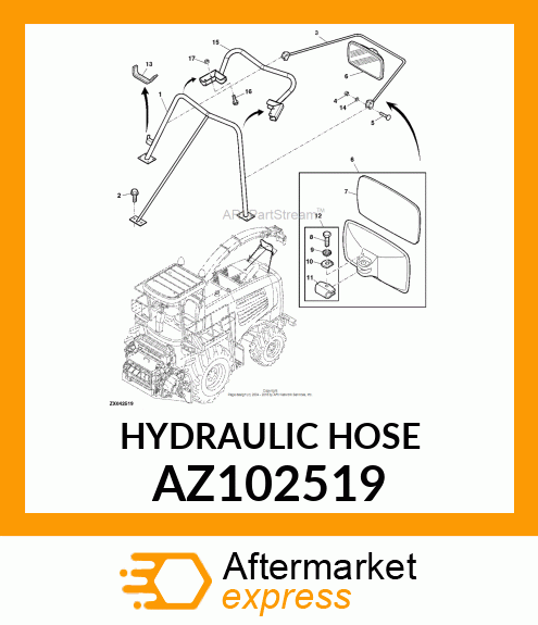 HYDRAULIC HOSE AZ102519