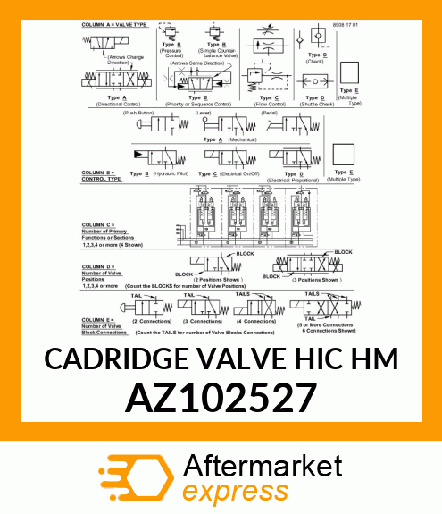 CADRIDGE VALVE HIC HM AZ102527