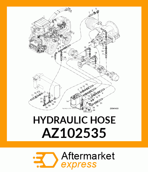 HYDRAULIC HOSE AZ102535