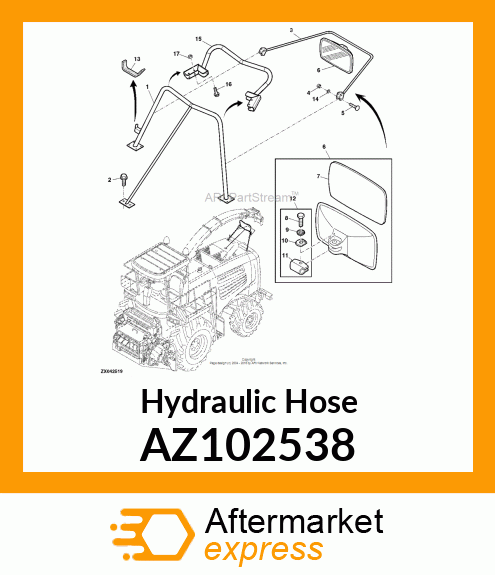 Hydraulic Hose AZ102538