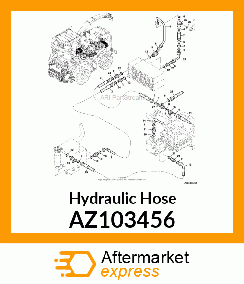 Hydraulic Hose AZ103456