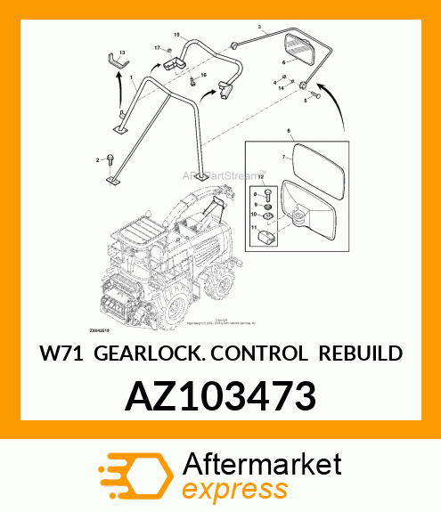 W71 GEARLOCK CONTROL REBUILD AZ103473