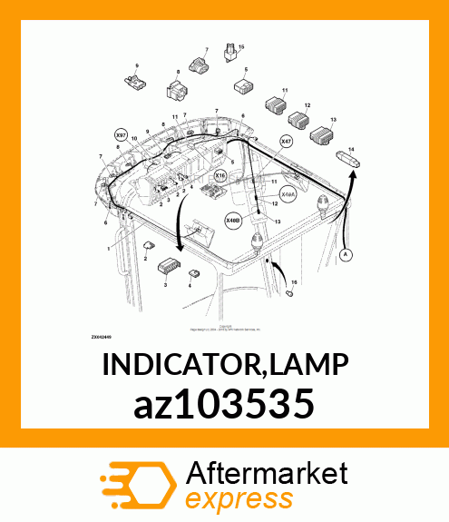 INDICATOR,LAMP az103535