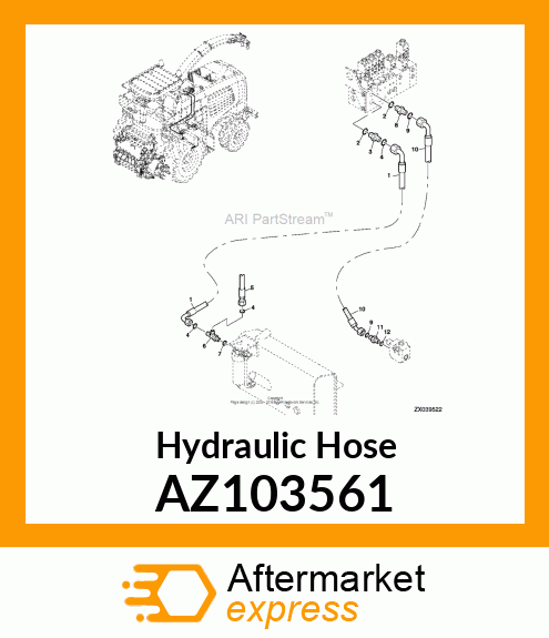 Hydraulic Hose AZ103561