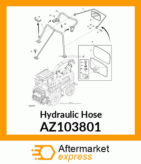 Hydraulic Hose AZ103801