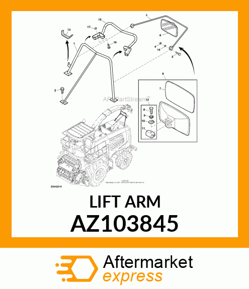 LIFT ARM AZ103845