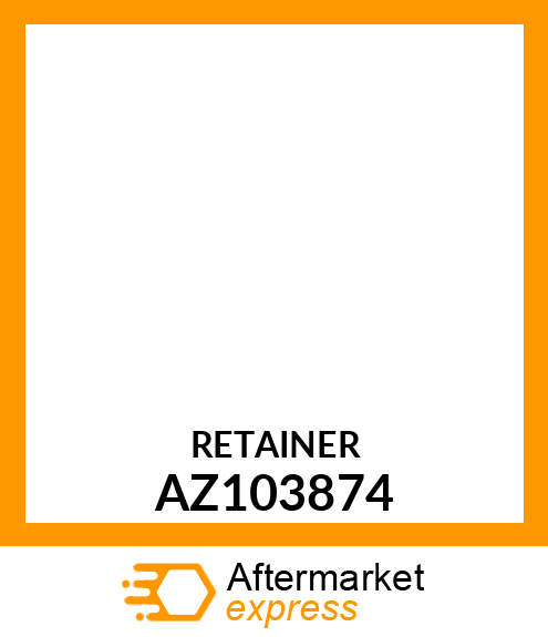 RETAINER, AIR FILTER AZ103874