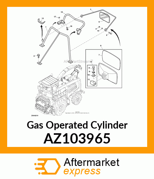 Gas Operated Cylinder AZ103965